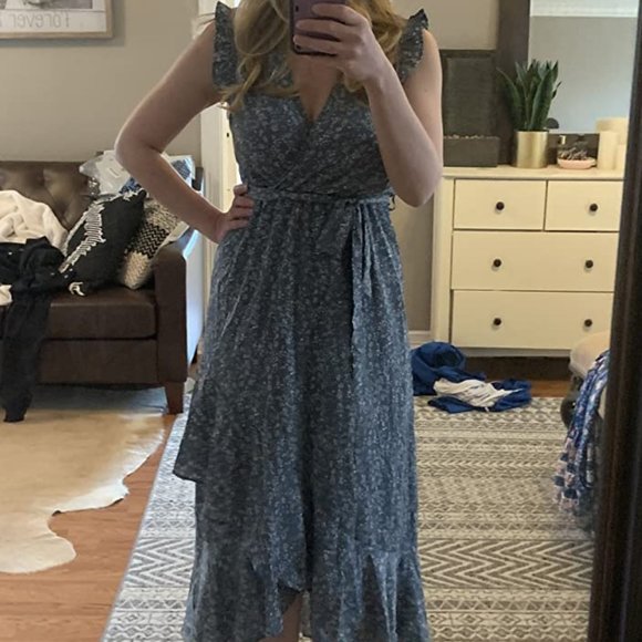 Floral dress - twig blue - Picture 8 of 11